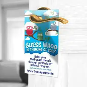 Referral Door Hangers - Owlsome Referral