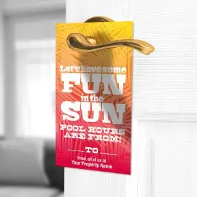 Seasonal Door Hanger -  Fun In The Sun 