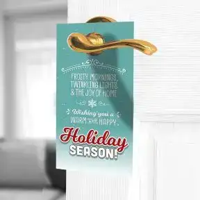 Holiday Door Hangers - Frosty Mornings