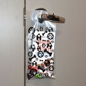 Printed Door Hanger Bag - Puppy Love