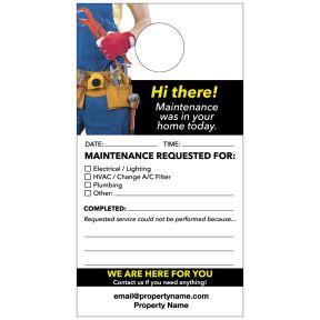 Maintenance Door Hanger - Tool Belt