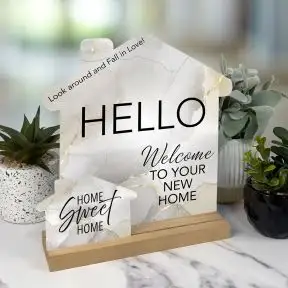 Luxury House Desktop Sign Kit