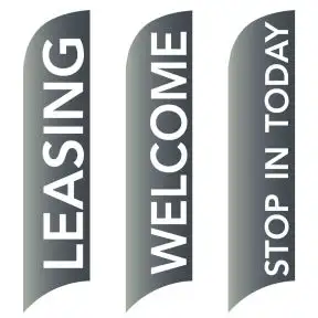 Message Wave Flags - Gray