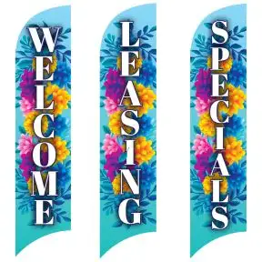 Wave Flags - Spring Floral
