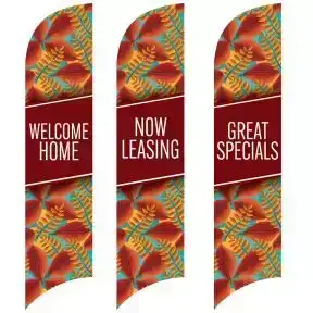 Wave Flags - Designer Autumn