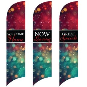 Wave Flags - Colorful Lights