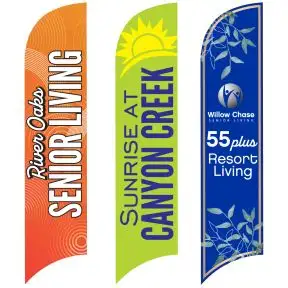 Senior Living Custom Wave Flag