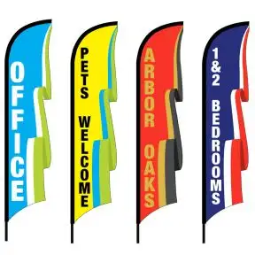 Custom 3D Wave Flag Kits - Ribbon