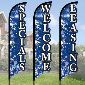 3D Wave Flag Kits - Frost Branches