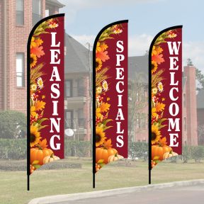 Wave Flag Kits - Autumn Harvest