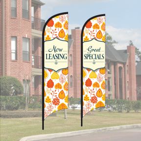 Wave Flag Kits - Autumn Garden