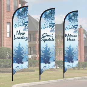 Wave Flag Kits - Winter Frost