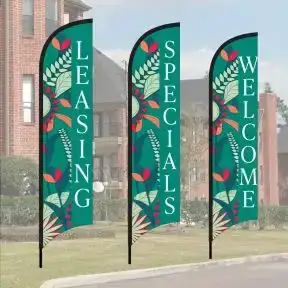Wave Flag Kits - Artistic Flower