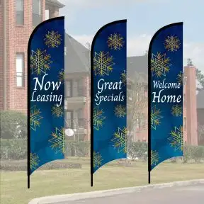 Wave Flag Kits - Snowflake Spotlight