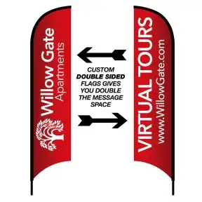 Double-Sided Custom Wave Flag Kit