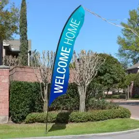 Windfeather Flags - Royal Blue and Ocean Gradient - Flag Only