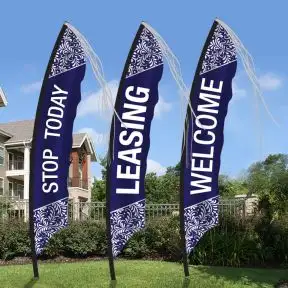 Windfeather Flag Kits - Elegant Blue