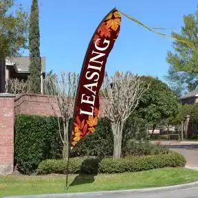 Windfeather Flags - Fall Leaves - Flag Only