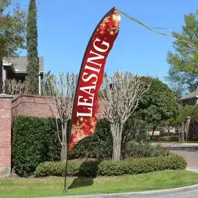 Windfeather Flags - Red Sparkle - Flag Only