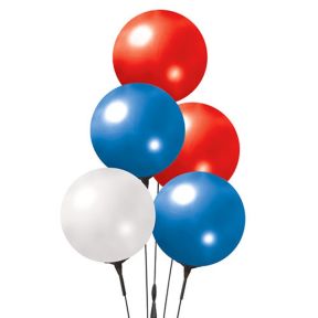 Reusable Balloon Clusters - Patriotic Colors