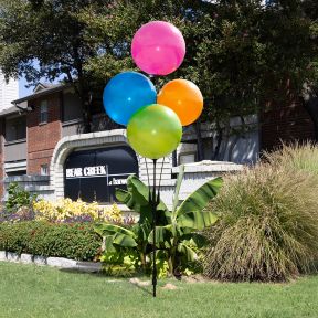 Reusable 4 Balloon Cluster - Multi Colors