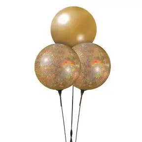 Reusable Vinyl Balloon Trios - Glitter Collection