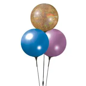 Reusable Vinyl Balloon Trios - Glitter Collection