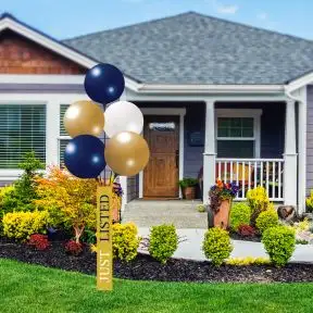 Real Estate Balloon Pole Cover - Just Listed 