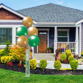 Real Estate Balloon Pole Cover - Welcome Home