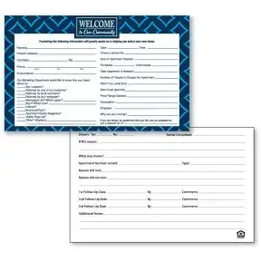 Guest Card - Diamonds