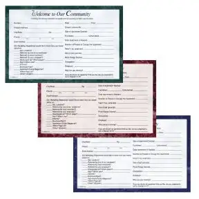Guest Cards - Marble