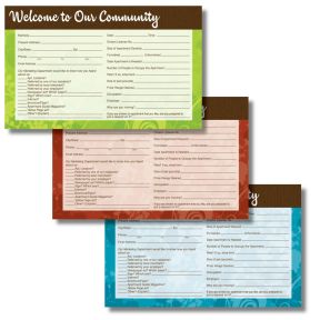 Guest Cards - Swirls
