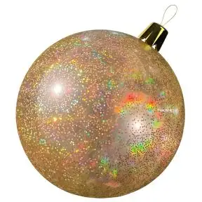 27" Oversized Inflatable Ornaments - Glitter Collection