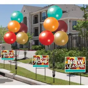 Marketing Kits - Balloon Clusters and Bandit Signs Kit - Changing Leaves