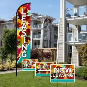 Starter Budget Wave Flag Curb Appeal Kit