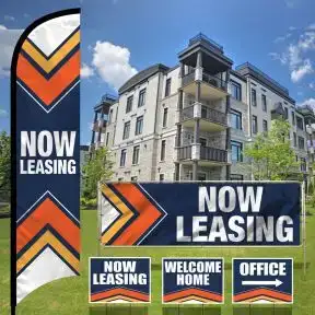 Marketing Kits - Wave Flag and Banner Curb Appeal Kits
