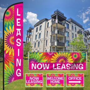 Banner and Wave Flag Curb Appeal Kits