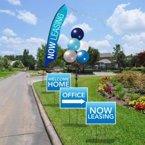 Marketing Kits - Windfeather and Balloon Kit - Royal Ocean Gradient
