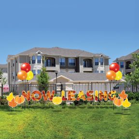 Marketing Kit - Iconic Leasing Lawn Curb Appeal Kit - Fall Leaves