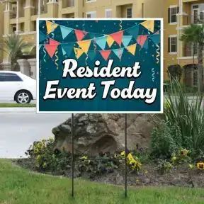 Bandit Sign Kit - Resident Event Today - Festival