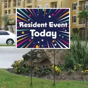 Bandit Sign Kit - Resident Event Today - Burst