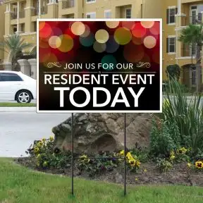 Bandit Sign Kit - Resident Event Today - Holiday Lights