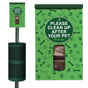 Designer Pet Waste Station - Paws 'N' Bones