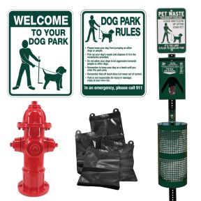 Budget Metal Pet Waste Station Dog Park Bundles