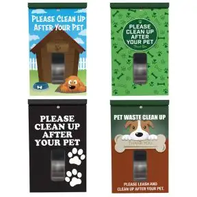 Designer Metal Pet Waste Bag Dispenser Box