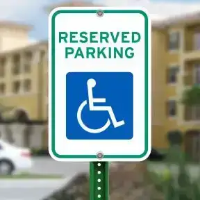 Handicap Parking Sign Kits - "Reserved Parking"