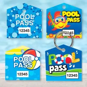 Custom Pool Pass - House - Number Only