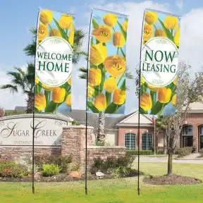 Windless Flag Kits - Yellow Tulips