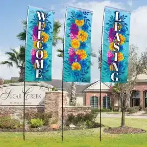 Windless Flag Kits - Spring Floral