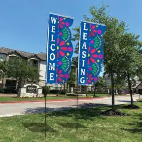Windless 3D Flag Kits - Festive Floral
